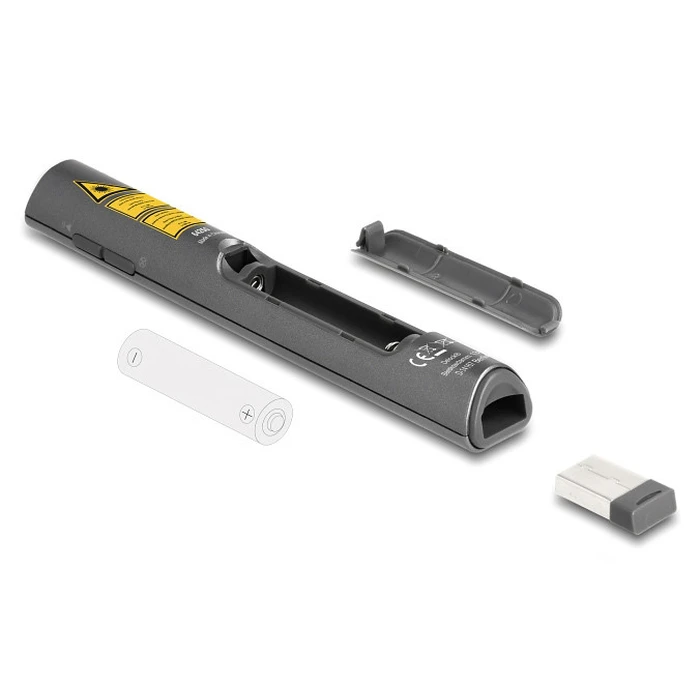 Presenter Delock 64250 με Laser & Πλήκτρα, 30M, Γκρι