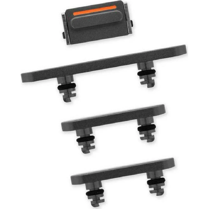 Ανταλλακτικά Κινητών Case Button Set SPIP12-0006 για iPhone 12/12 Mini, Μαύρο