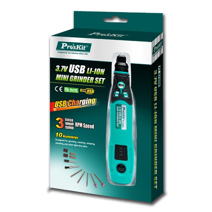 Πολυεργαλείο Proskit Περιστροφικό PT-5205U, 3.7V, 600Mah, Έως 15000Rpm