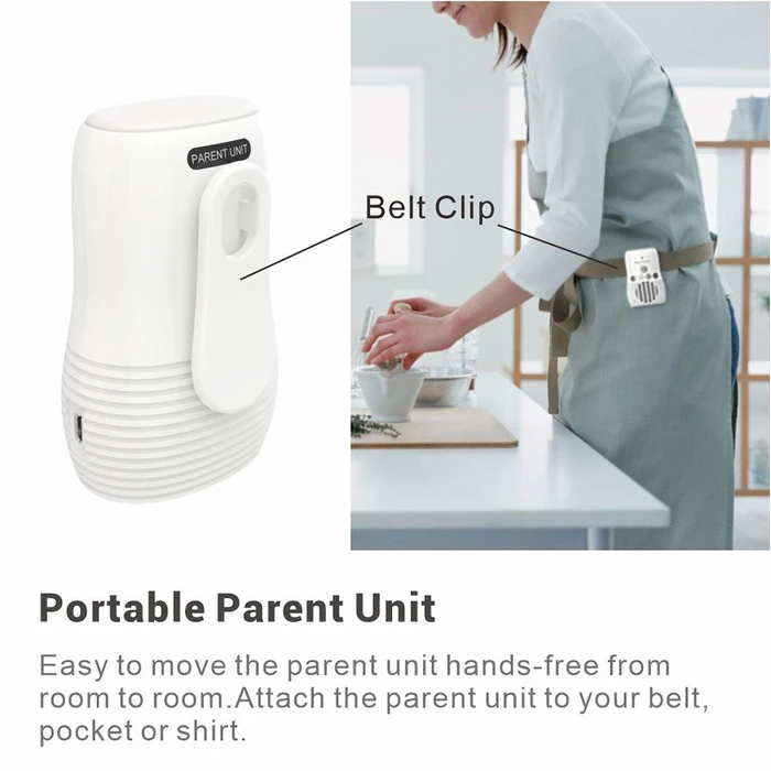 Ενδοεπικοινωνία Μωρού Powertech Ασύρματη PT-1185 με Φως Νυκτός