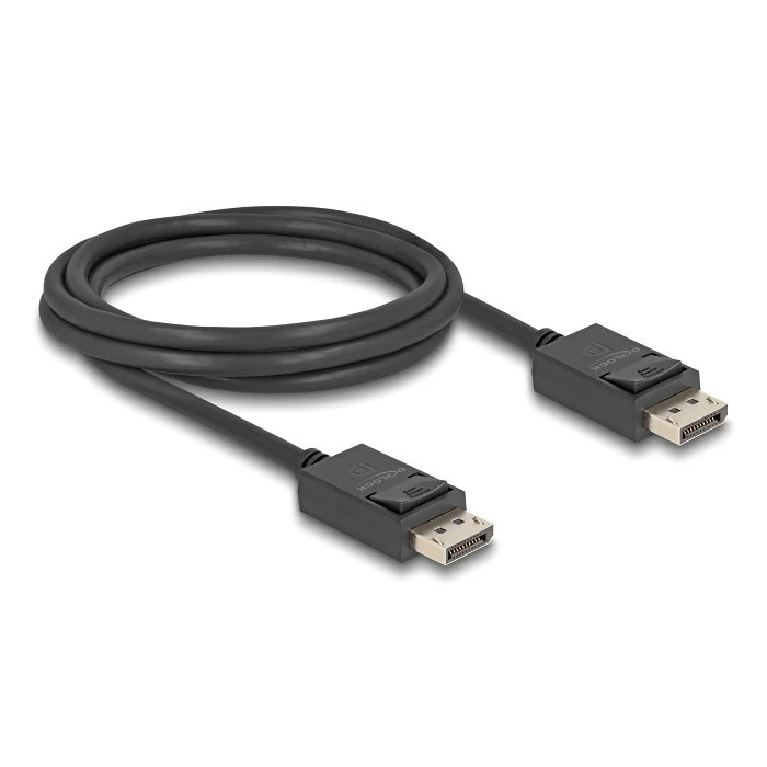 Καλώδιο DisplayPort Delock Καλώδιο DisplayPort 2.1 80493 8K/60Hz 4K/120Hz 40 Gbps, 2M, Μαύρο
