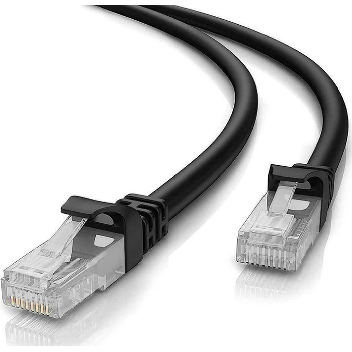 Καλώδιο Δικτύου Powertech CAB-N256 CAT 5E U/Utp, Copper 26Awg, 1M, Μαύρο