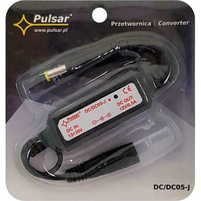 Μετατροπέας Pulsar Μείωσης Τάσης Dc/Dc05-J, 12-30Vdc, Βύσμα DC 2.1/5.5