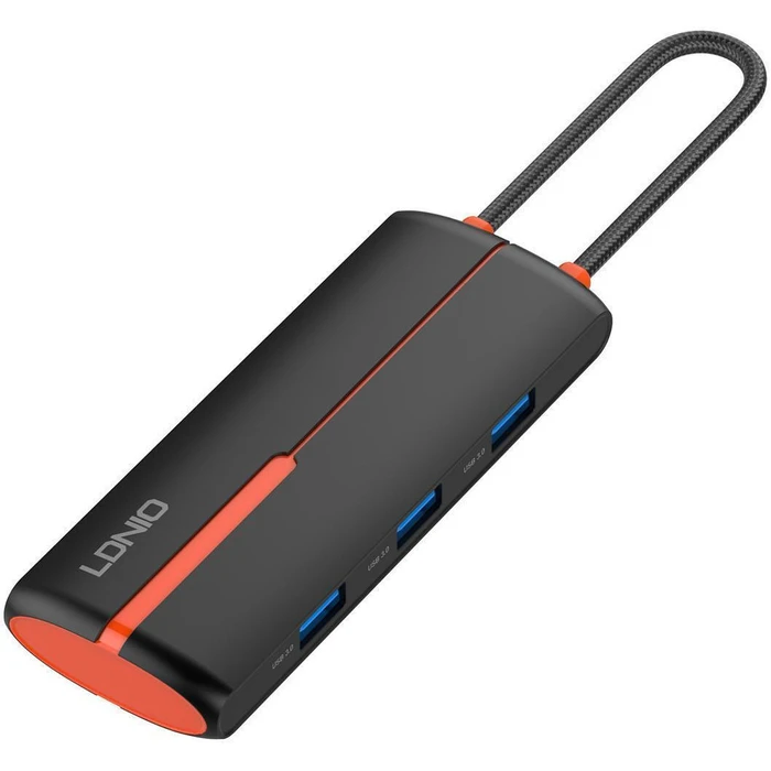 Docking Station Ldnio DS-25H, 5 Θυρών, USB-C Σύνδεση, 4K, 100W Pd, Μαύρο