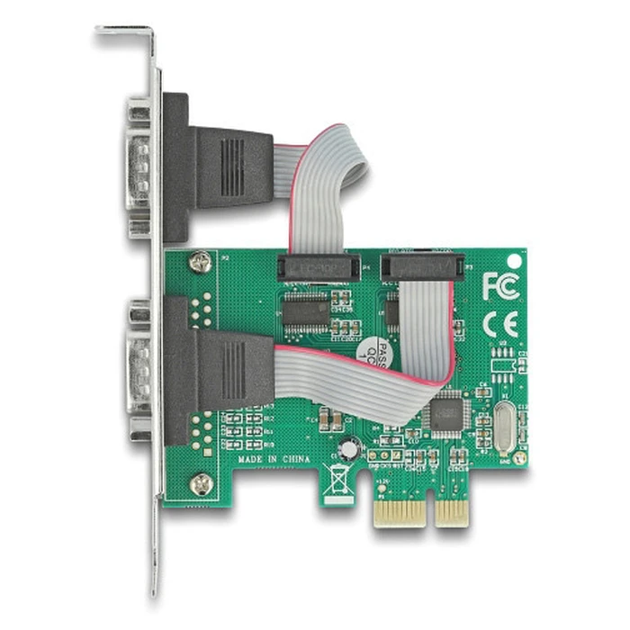 Controller Delock Κάρτα Επέκτασης PCIe σε 2X RS-232 90007, 921.6Kbps