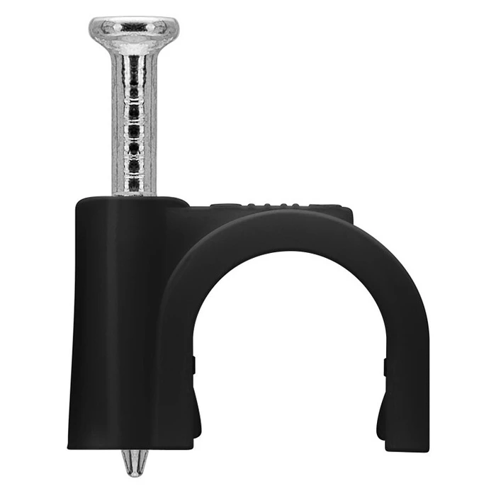 Ρόκα Goobay Στήριξης Καλωδίων 64681, 8mm, Μαύρο, 100τμχ