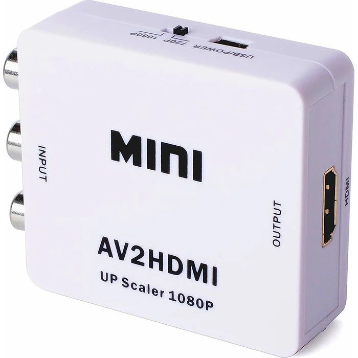 Αντάπτορας RCA Powertech HD Video Converter CAB-H119 3X σε Hdmi, Ms1858, Full Hd