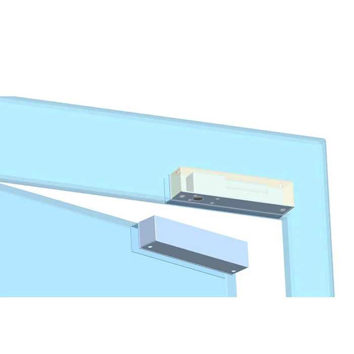 Βάση Ηλεκτρικής Κλειδαριάς Yli Electronic Bbk-700 για Γυάλινη Πόρτα