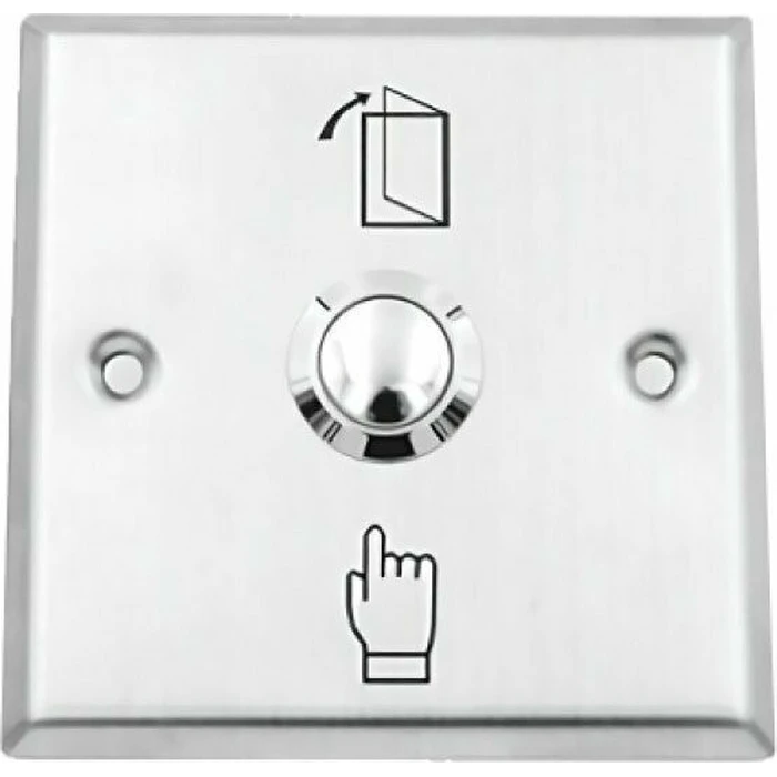 Μπουτόν Secukey Χωνευτό SCK-Cbutton2, 3Α, Ασημί