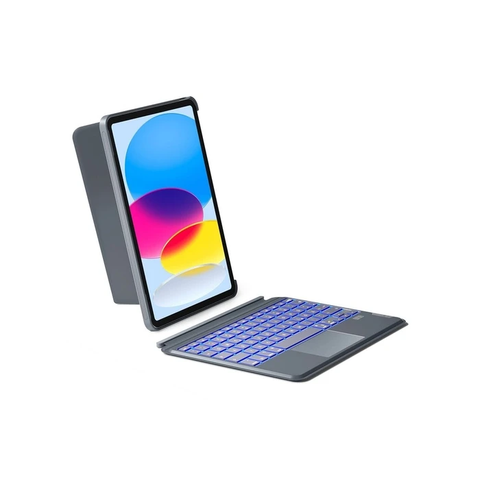 Inateck AceTouch KB04112 Αφαιρούμενο Πληκτρολόγιο-Θήκη για iPad 10ης/11ης Γενιάς (QWERTZ, Γκρι)