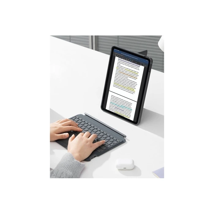 Inateck AceTouch KB04112 Αφαιρούμενο Πληκτρολόγιο-Θήκη για iPad 10ης/11ης Γενιάς (QWERTZ, Γκρι)