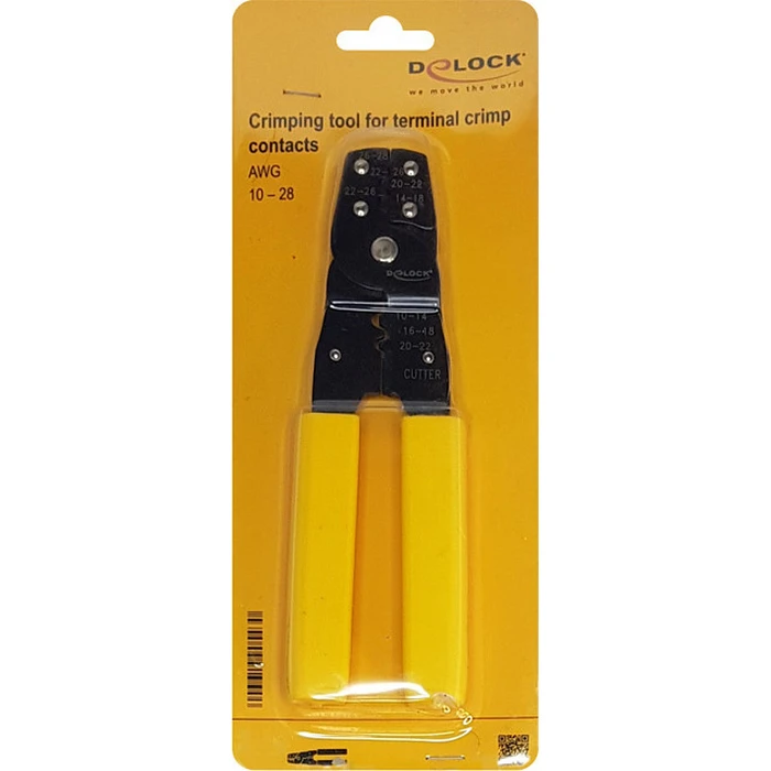 Πρέσα Ακροδεκτών Delock Καλωδίων 90543, 10-28 Awg