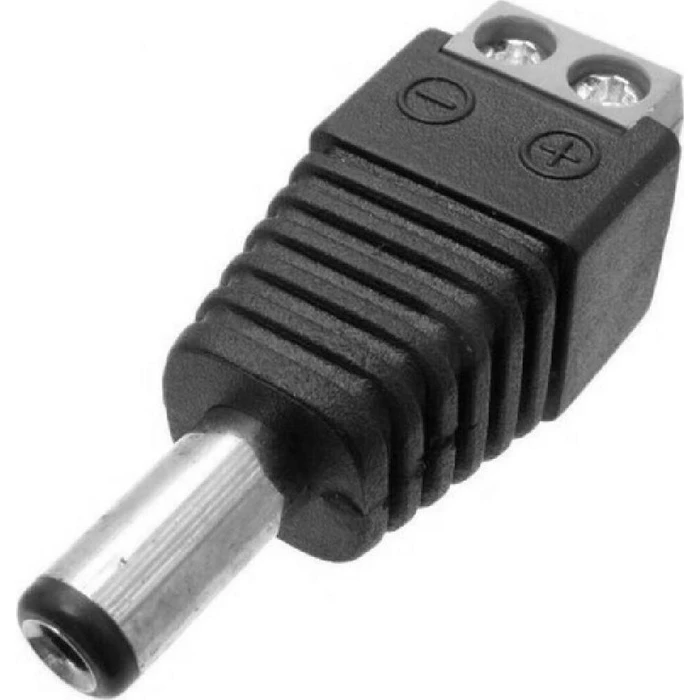 Αξεσουάρ CCTV Folksafe Βύσμα Τροφοδοσίας DC Αρσενικό Dcmc, 5.5X2.1mm, σε Κλέμα, 5τμχ