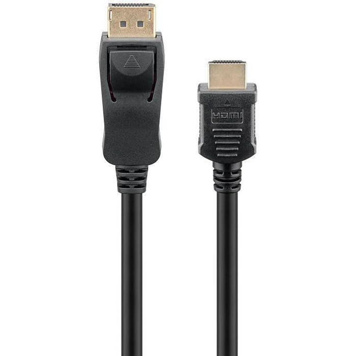 Καλώδιο DisplayPort Goobay σε HDMI 64838, 4K/30Hz, 5M, Μαύρο
