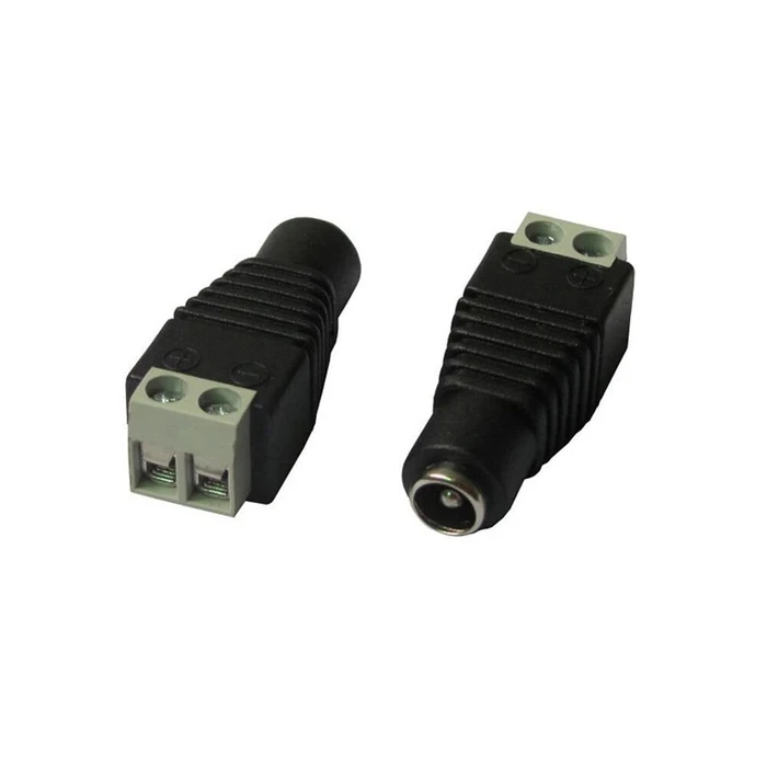 Αξεσουάρ CCTV Folksafe Βύσμα Τροφοδοσίας DC Θηλυκό Dcfc, 5.5X2.1mm, σε Κλέμα, 5τμχ