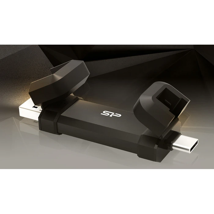 USB Flash Silicon Power SSD Marvel Xtreme Ds72, USB-C/Usb 3.2, 250GB, Μαύρο