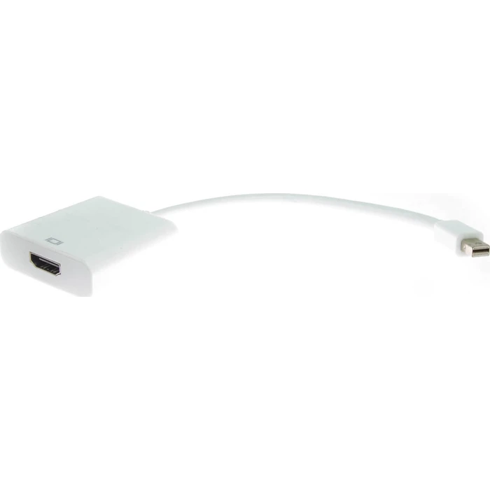 Αντάπτορας Mini DisplayPort Powertech σε HDMI CAB-Dp036, 0.20M, Λευκός