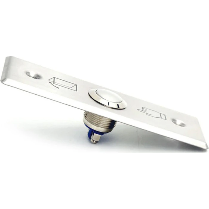 Μπουτόν Secukey Χωνευτό SCK-Cbutton1, 3Α, Ασημί