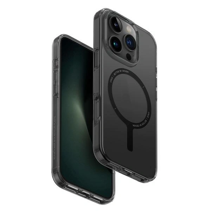 UNIQ Clario Apple iPhone 16 Pro Magclick Charging smoke