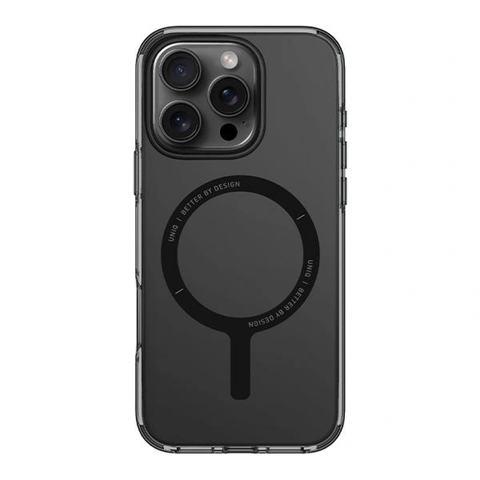 UNIQ Clario Apple iPhone 16 Pro Magclick Charging smoke