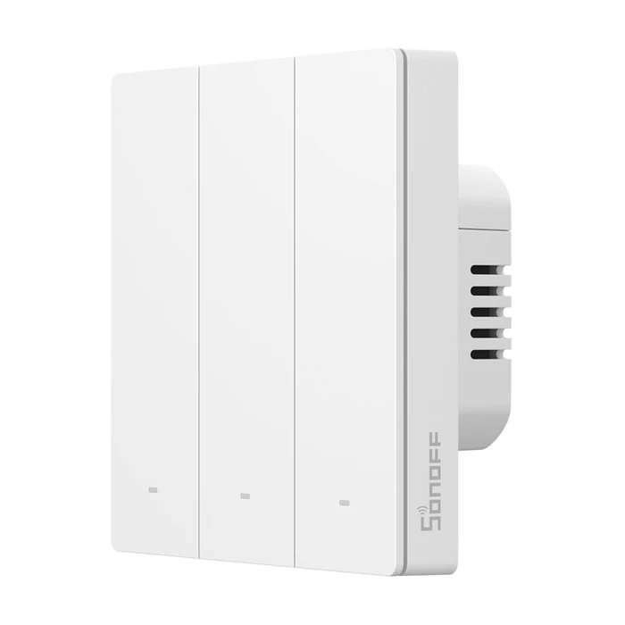 Sonoff ZBM5-3C-86W Triple Touch Wall Switch (ZigBee + Wi‑Fi) White Frame