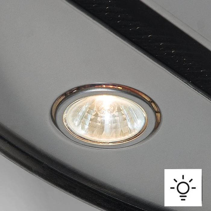 Απορροφητήρας Καμινάδα Pyramis Fiero 90cm 065023001 Black