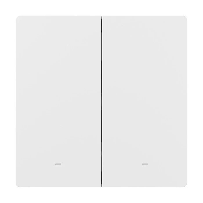 Sonoff Zbm52c86w Διακόπτης Τοίχου Wi‑Fi Διπλός με Πλαίσιο Λευκός
