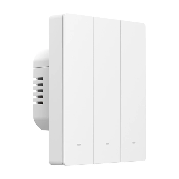 Sonoff ZBM5-3C-80W Triple Touch Wall Switch Wi‑Fi / ZigBee, White Frame