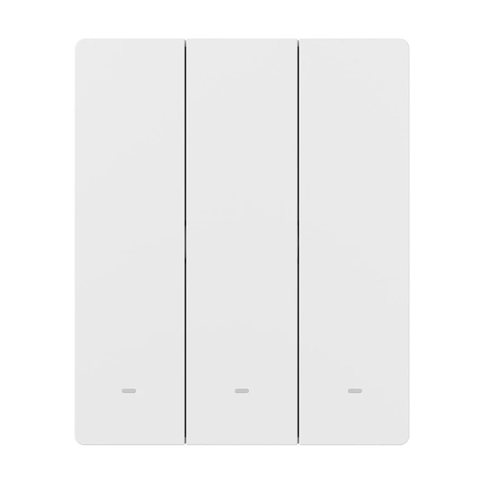 Sonoff ZBM5-3C-80W Triple Touch Wall Switch Wi‑Fi / ZigBee, White Frame