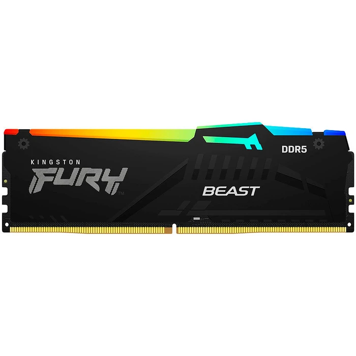 Μνήμη RAM Σταθερού DDR5 32GB Kingston KF560C30BBEAK2-32 FURY Beast Black RGB 6000MT/s, KIT OF 2, EXPO