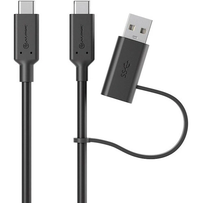 Καλώδιo USB Alogic Elements Series USB-C to USB-A Adapter 1.2M Male-Male 5A/