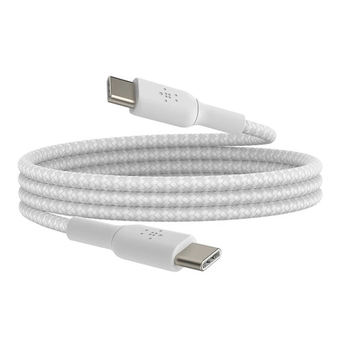 Καλώδιo USB Belkin Boostcharge USB-C Braided White 0.15M White