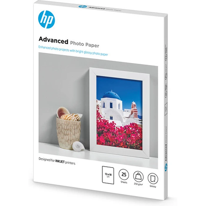 Φωτογραφικά Χαρτιά HP Advanced Glossy 25Sht 13X18Cm 250G/Qm