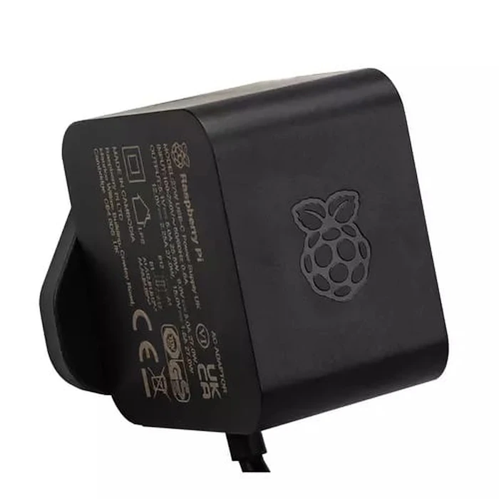 Aξεσουάρ Raspberry Original Pi 5 Power Supply 27W Black USB-C 1.5M Cabl