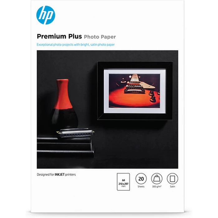 Φωτογραφικά Χαρτιά HP Premium Plus Semi-Gloss 20 Sheet A4