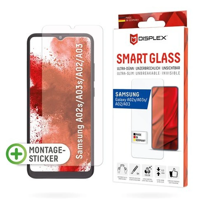 Screen Protector E.V.I Displex Smart Glass Samsung Galaxy A02(S)/A03(S)