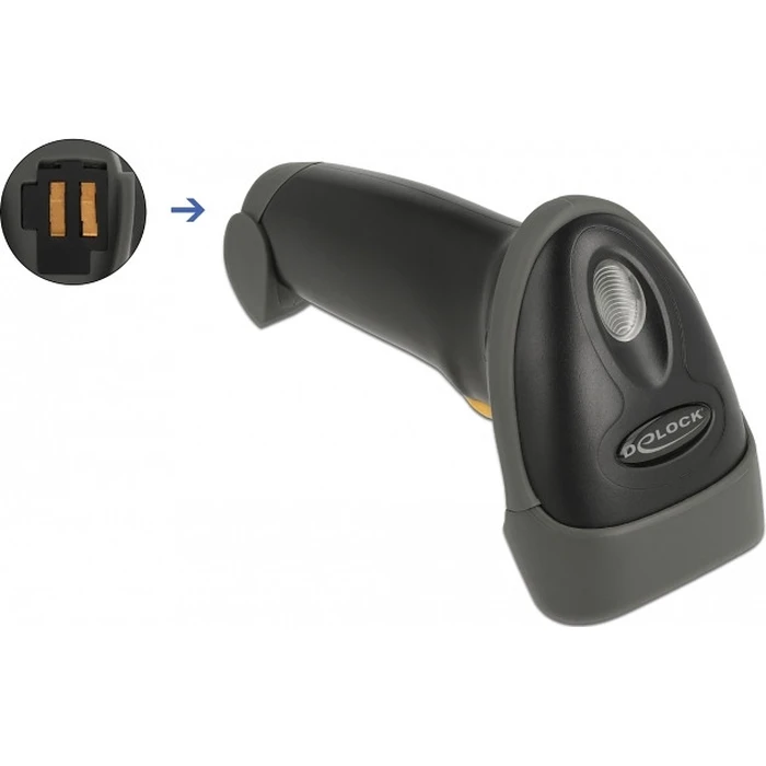 Barcode Scanner Delock 2,4 GHz 1D and 2D with charging station
