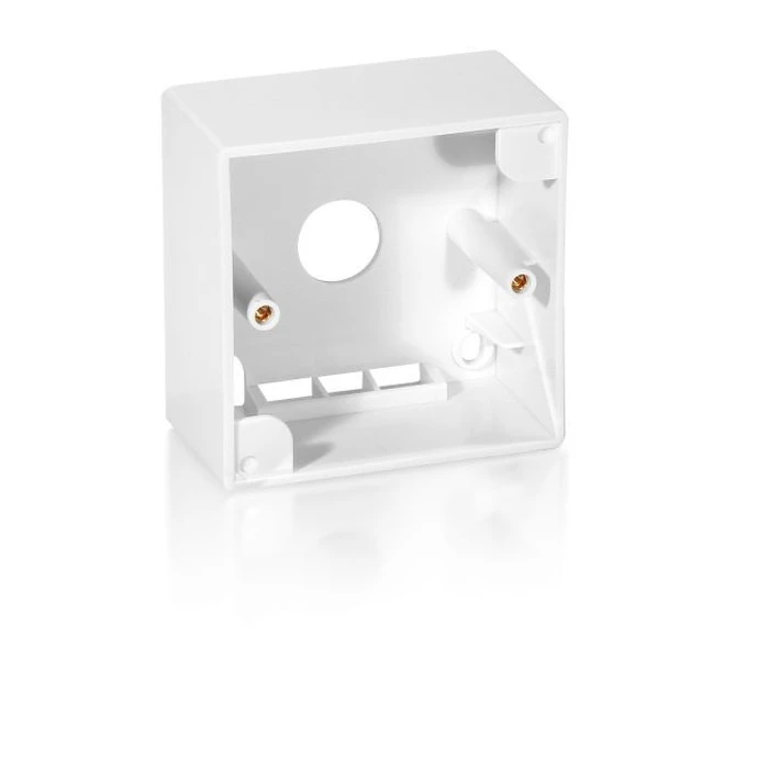 Πρίζα Δικτύου Equip surface-mounted bracket for front panels RAL 9010 pure White