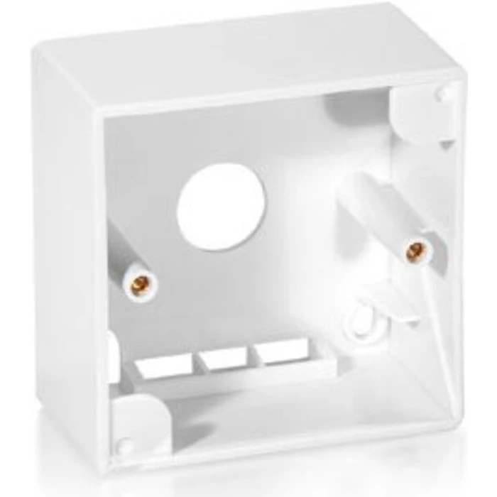 Πρίζα Δικτύου Equip surface-mounted bracket for front panels RAL 1013 pearl White