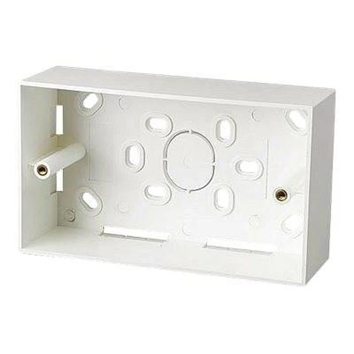 Πρίζα Δικτύου Lindy surface-mounted frame wall box 2-way UK 147x86x47 mm White