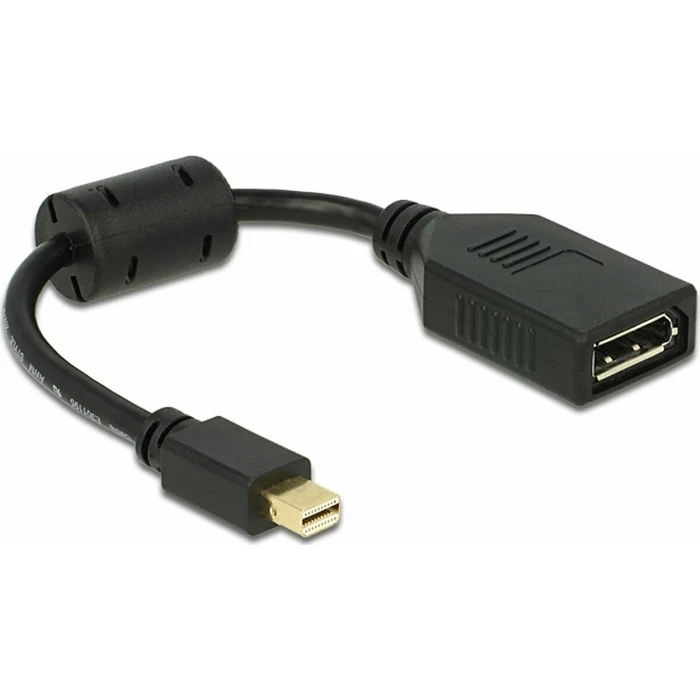 Αντάπτορας DisplayPort Delock  mini DP -> DP St/Bu Black