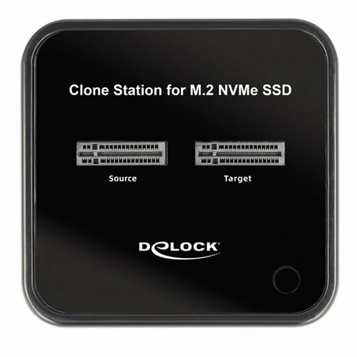 Docking Station Delock M.2 2x M.2 NVMe PCIe SSD Klon Funktion