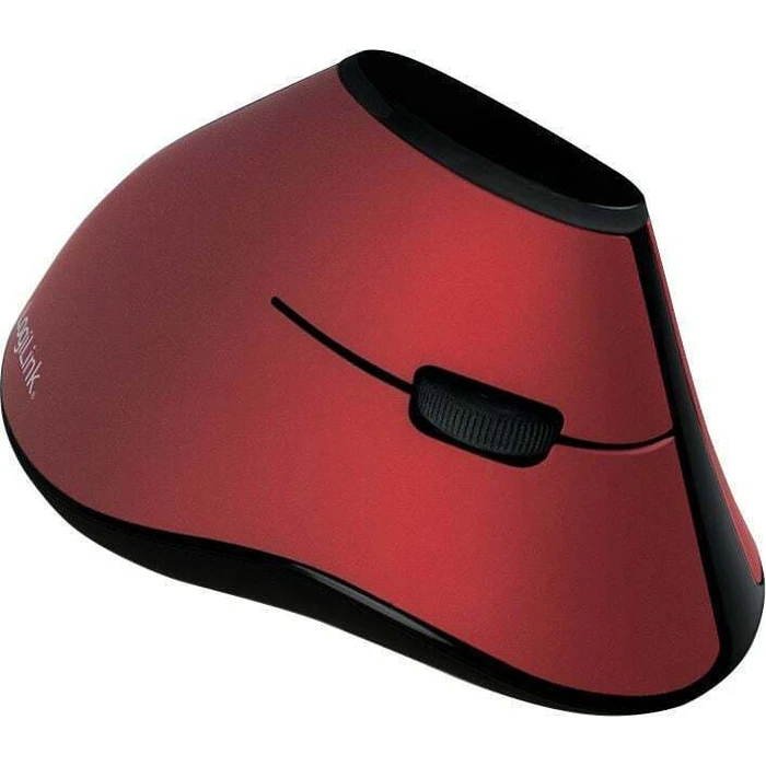 Ποντίκι Ασύρματο Logilink ergonomisch vertikal, Funk 2.4 GHz, Red
