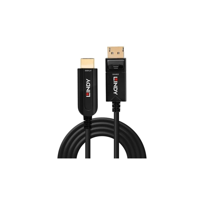 Καλώδιο DisplayPort Lindy 1.2 to HDMI 18G AOC cable, 50m