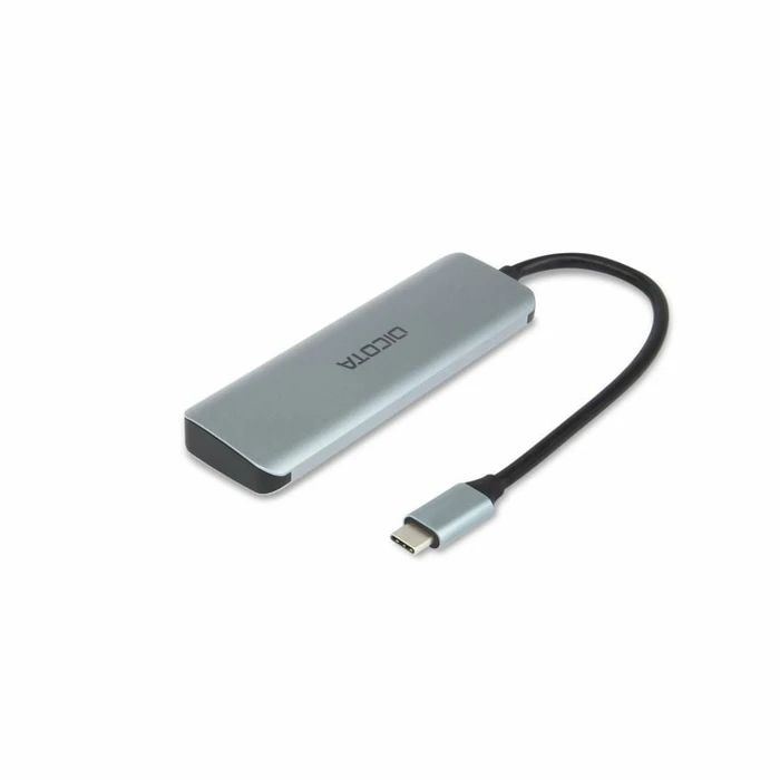 USB Hub Dicota USB-C 4-in-1 Highspeed Hub 10 Gbps silver