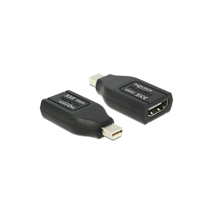Αντάπτορας DisplayPort Delock  mini DP -> HDMI St/Bu schw