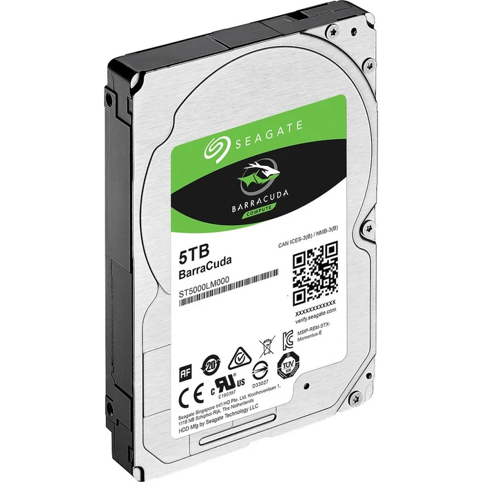 Εσωτερικός Σκληρός Δίσκος 2.5" 5TB Seagate 6.3cm SATA3 BarraCuda 5400 128MB 15mm intern