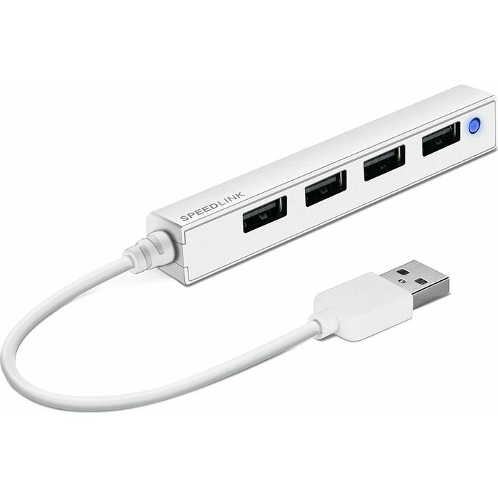 USB Hub Speedlink USB-SNAPPY SLIM, 4-Port, Passiv, White