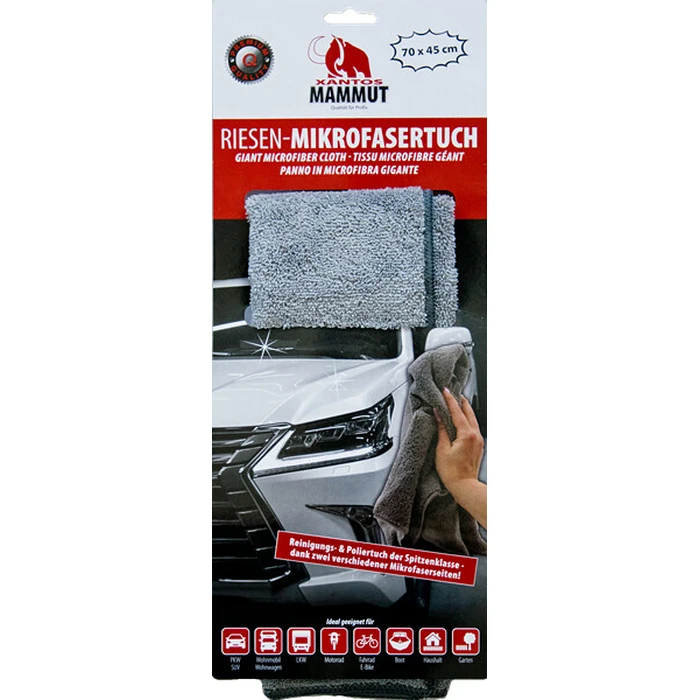 Πανί Αυτοκινήτου Xantos Mammut giant microfiber 2-sided polishing cloth 45x