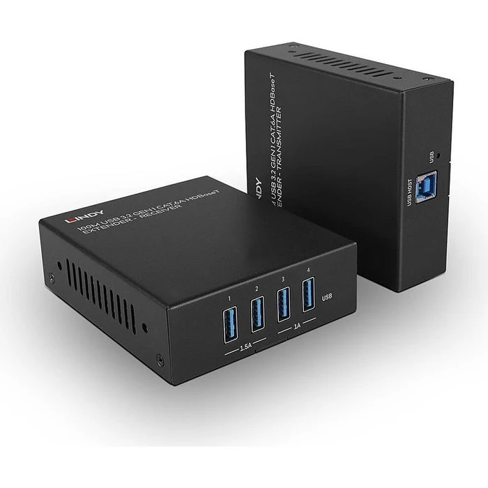 Extender Lindy USB 3.2 Gen 1 Cat.6A HDBaseT Extender 100m